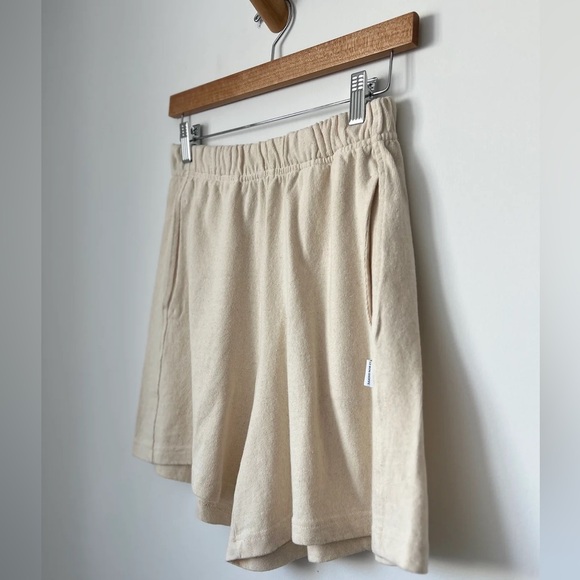 Flared Basketball shorts- off white - Picture 2 of 4